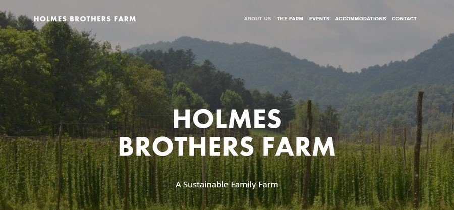 Holmes Brothers Farm - Small Business Website Design Ideas 5