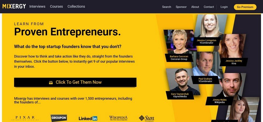 Mixergy - Small Business Website Design Ideas 7