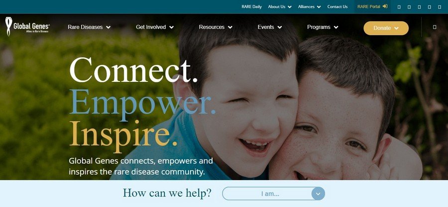 Global Genes - Small Business Website Design Ideas 7