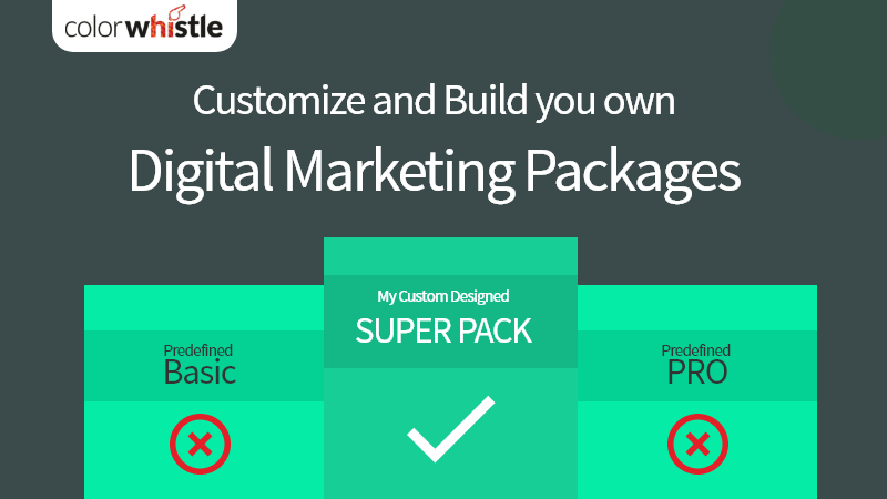 Customize and Build you own Digital Marketing Packages