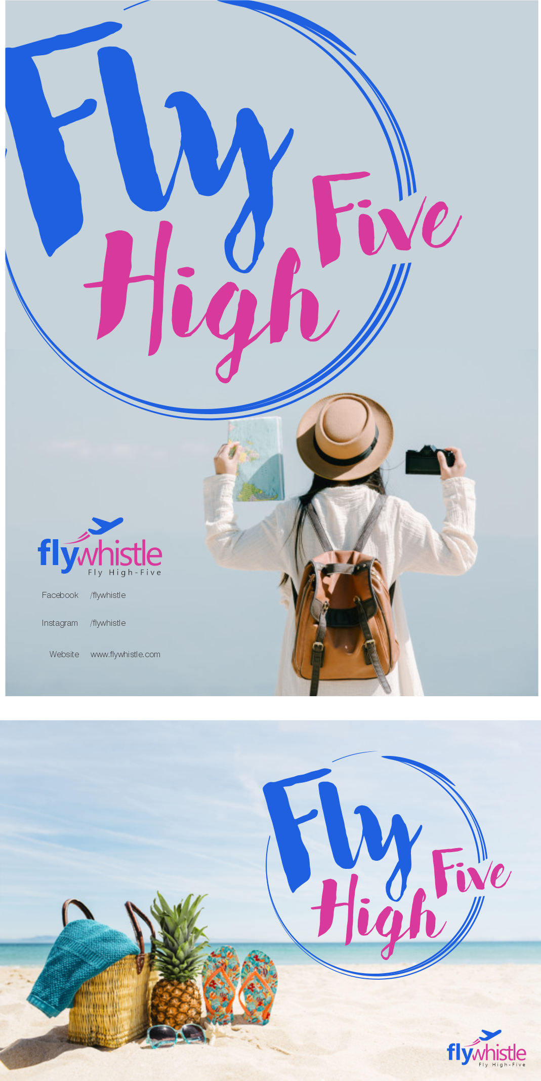Branding for an Online Travel Agency - flyers & banners