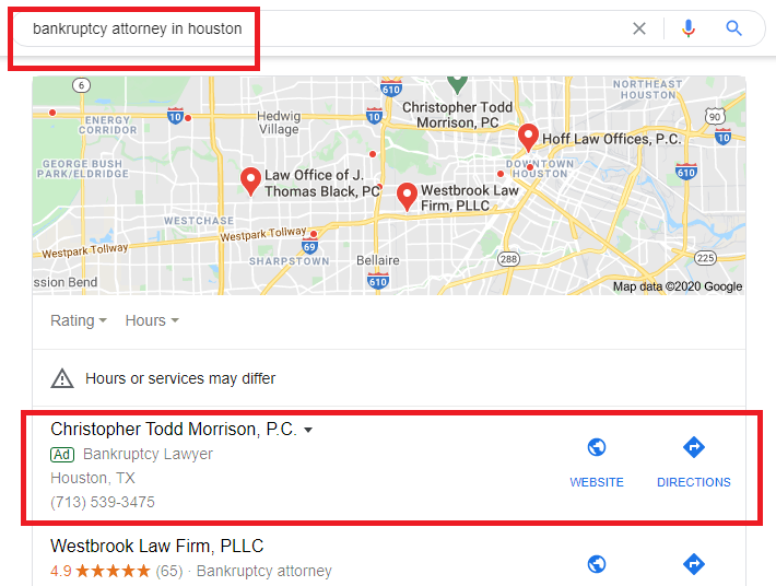 Google my business