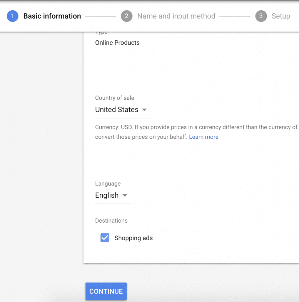 Merchant Basic Information