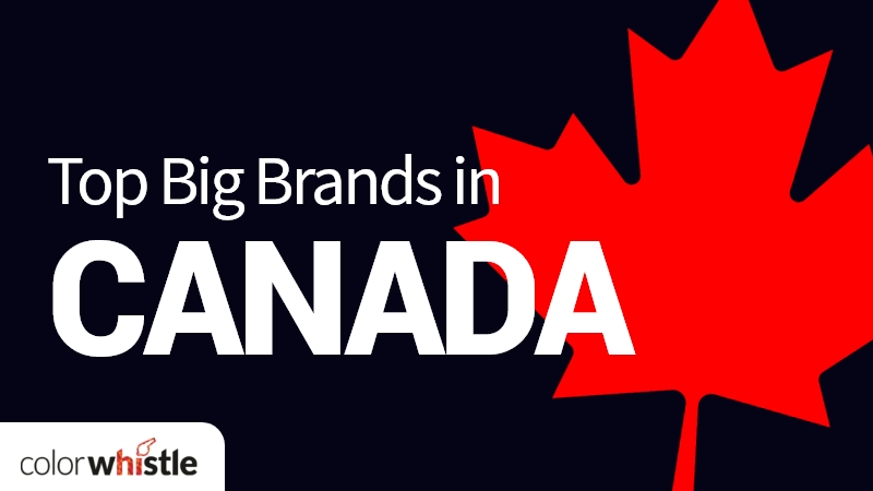The Most Popular Big Brands in Canada - ColorWhistle 2020