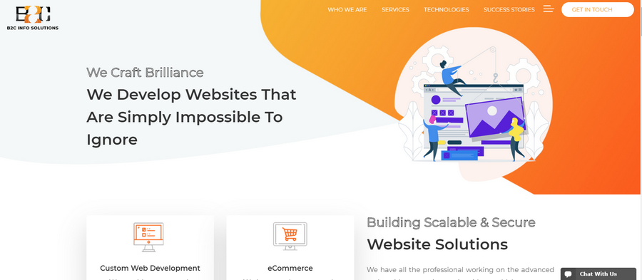 Web Application Development Companies B2C info solutions