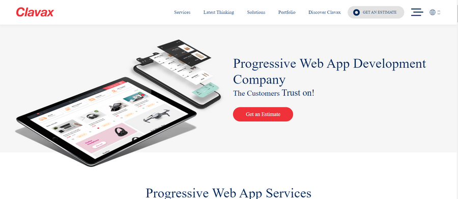 Web Application Development Companies Clavax