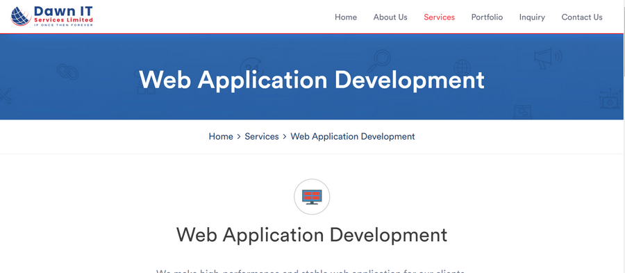 Web Application Development Companies Dawn-IT