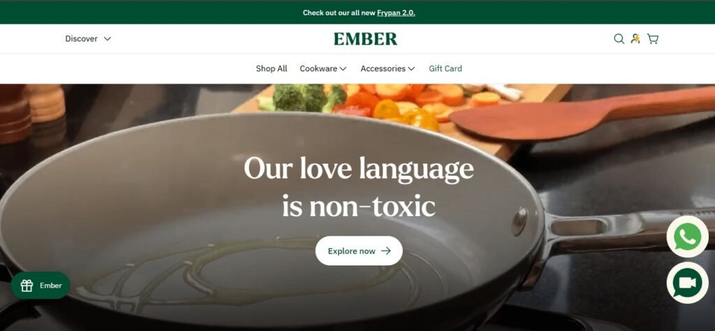 Best Kitchenware Website Design Inspiration (Ember) - ColorWhistle
