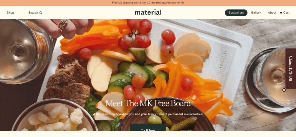 Best Kitchenware Website Design Inspiration (Material) - ColorWhistle