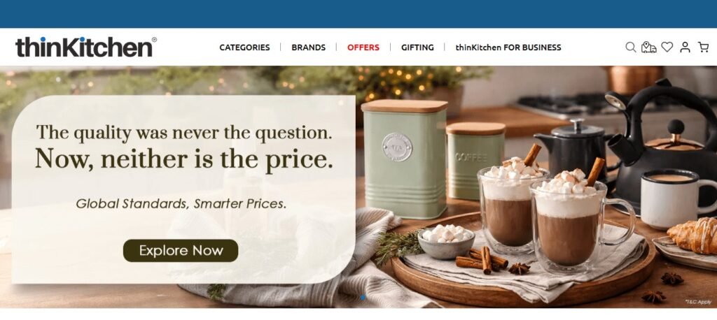 Best Kitchenware Website Design Inspiration (Thin Kitchen) - ColorWhistle