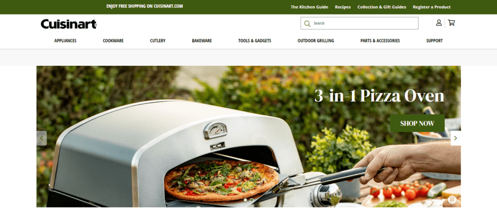 Best Kitchenware Website Design Inspiration (cuisinart) - ColorWhistle