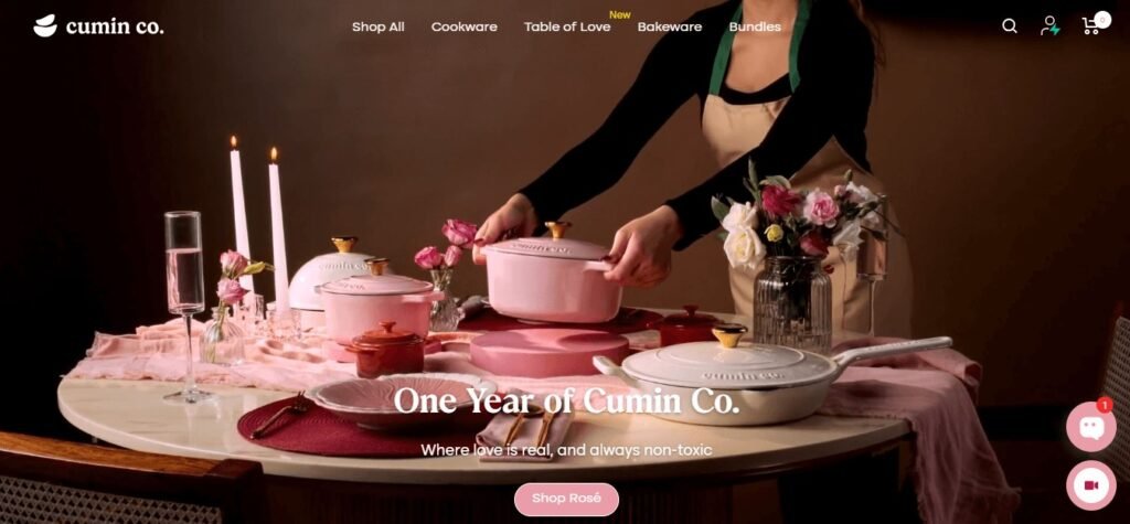 Successful Online Kitchenware Store Website’s Inspiration (Cumin co) - ColorWhistle