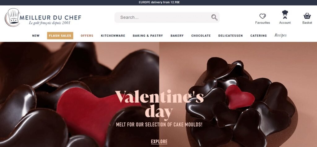 Successful Online Kitchenware Store Website’s Inspiration (Meilleur Du Chef) - ColorWhistle