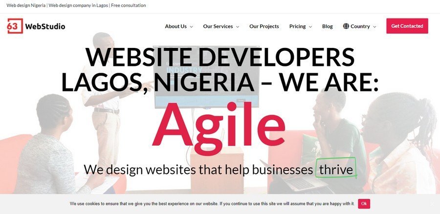 63 Web development company Nigeria ColorWhistle Review