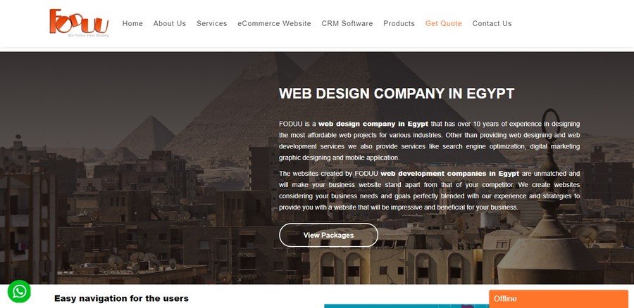 Web Development Companies in Egypt (Foduu) - ColorWhistle