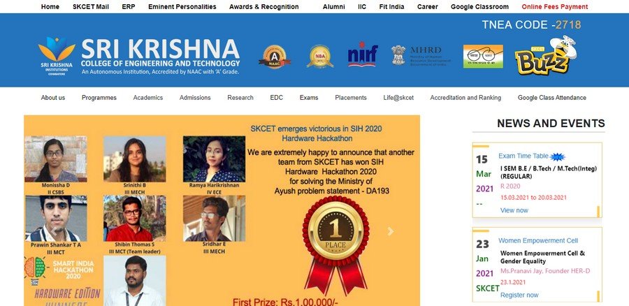 Krishna College-Educational-Institutions-Digital-Audit-ColorWhistle