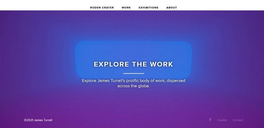 WordPress Website Design Ideas and Inspirations (James Turrell) - ColorWhistle