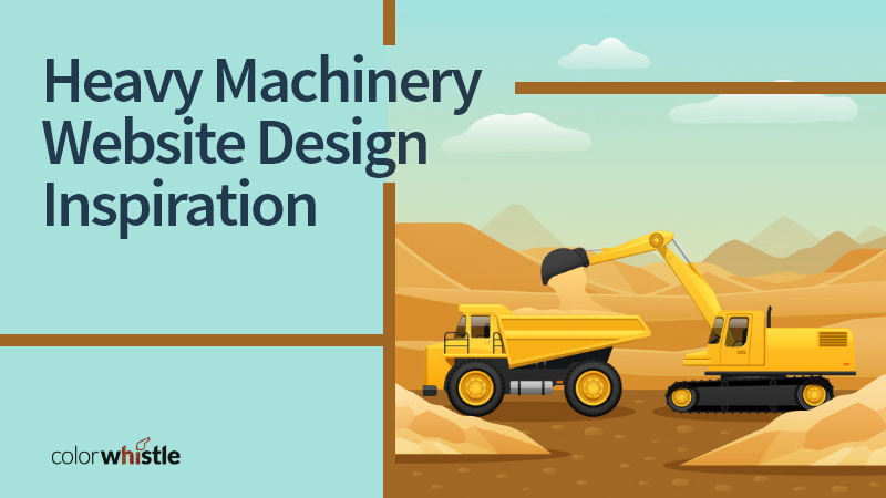 Heavy Machinery Website Design Inspiration