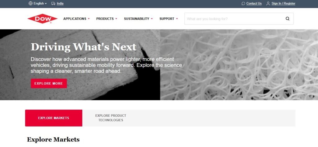 Industrial Website Design Example Ideas (DOW) - ColorWhistle