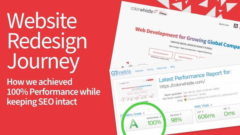 Website Redesign Journey - ColorWhistle
