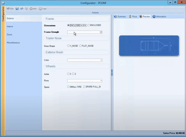 CPQ Manufacturing Product Configurator - ColorWhistle