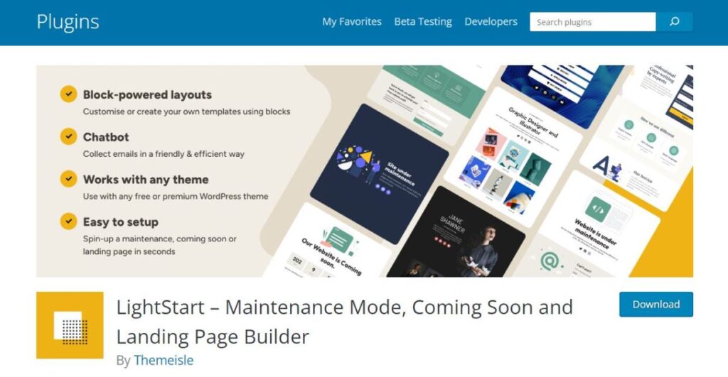 WordPress Maintenance Mode and Its Significance - (LightStart - Maintenance Mode) - ColorWhistle