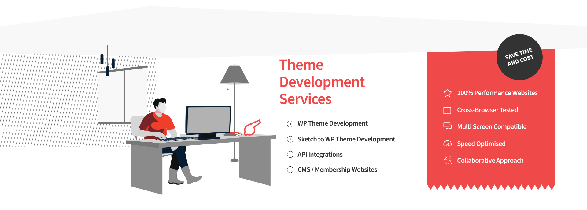 Custom WordPress Theme Development Services - ColorWhistle