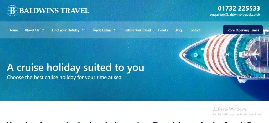 Travel Websites Tech Stack Inspirations (Baldwins) - ColorWhistle