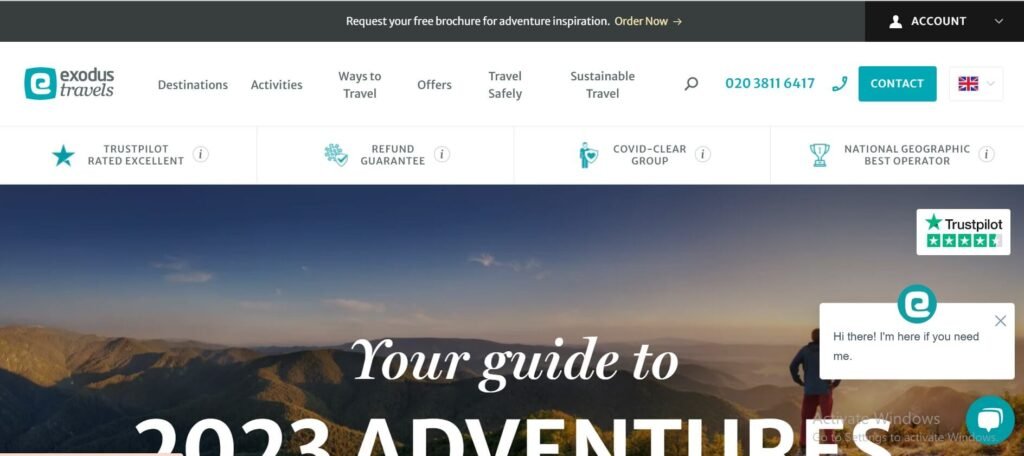 Travel Websites Tech Stack Inspirations (Exodus) - ColorWhistle