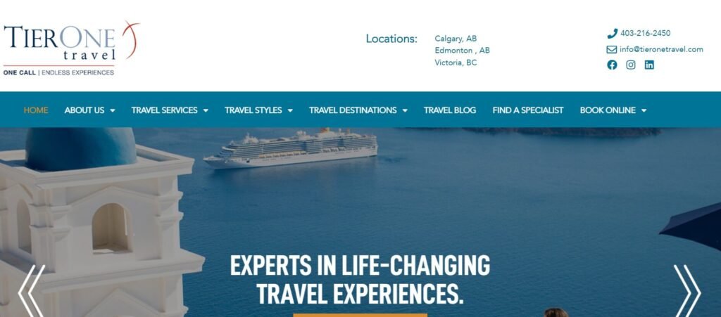 Travel Websites Tech Stack Inspirations (TierOne) - ColorWhistle
