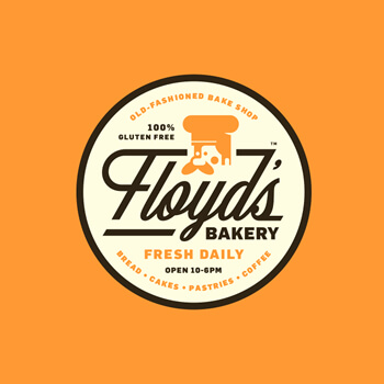 Vintage Logo Designs that Looks Ever-Fresh (Floyds Bakery)  - ColorWhistle