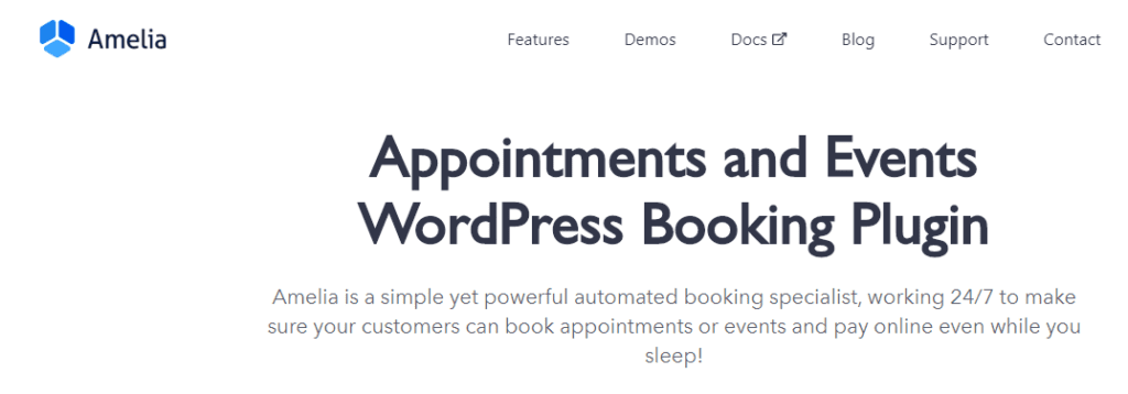 Best WordPress Appointment Plugins, WordPress Booking Plugins (Amelia) - ColorWhistle