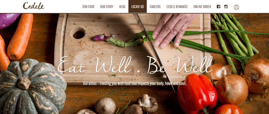 Bakery Website Design Ideas and Inspirations (Cedele) - ColorWhistle