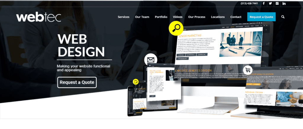 Website Design Companies in Columbus, Ohio, USA(Cincinnati-WebTec) - ColorWhistle
