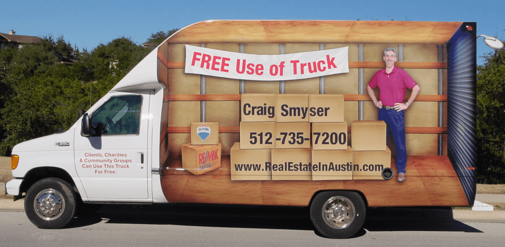 Real Estate Agents Effective Marketing Ideas  (Moving Truck Marketing) - ColorWhistle