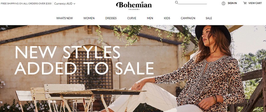 E-Commerce Marketplace Website Design Ideas (Bohemian) - ColorWhistle