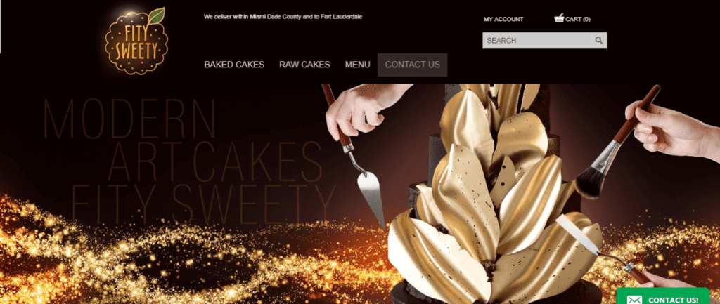 Bakery Website Design Ideas and Inspirations (Fifty Sweety) - ColorWhistle