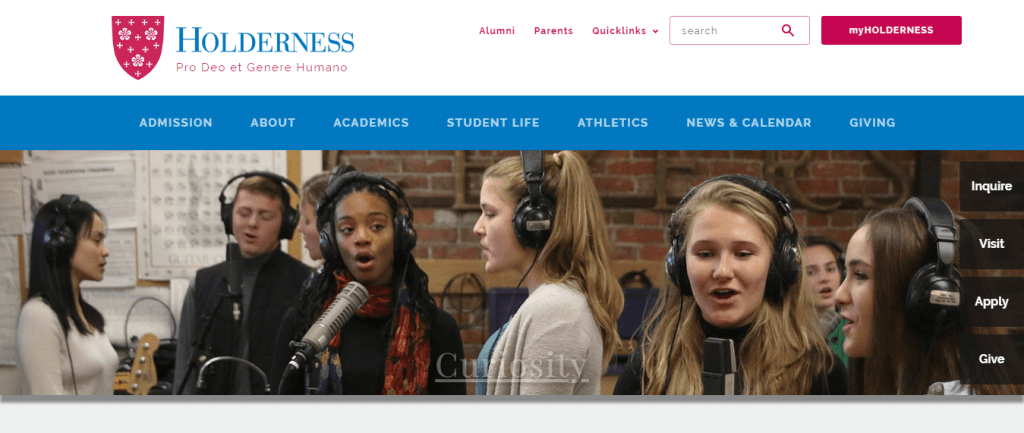 School Website Design Ideas And Inspirations (Holderness) - ColorWhistle