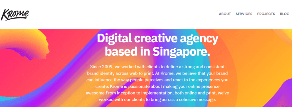 Top Web Design Companies In Singapore (Krome) - ColorWhistle