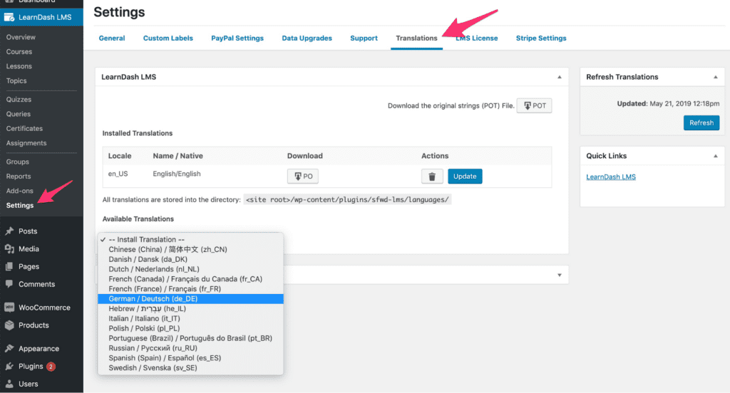 LearnDash WordPress LMS Plugin for Education (Transitions) - COlorWhistle