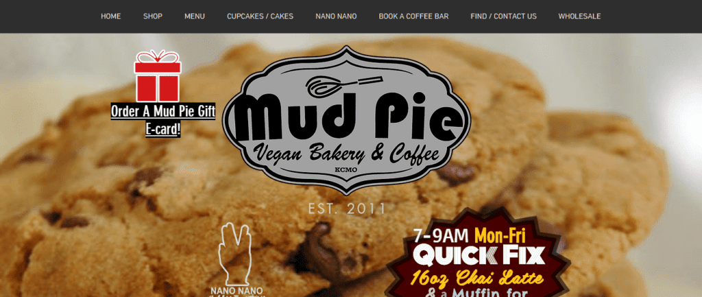 Bakery Website Design Ideas and Inspirations (Mud Pie) -