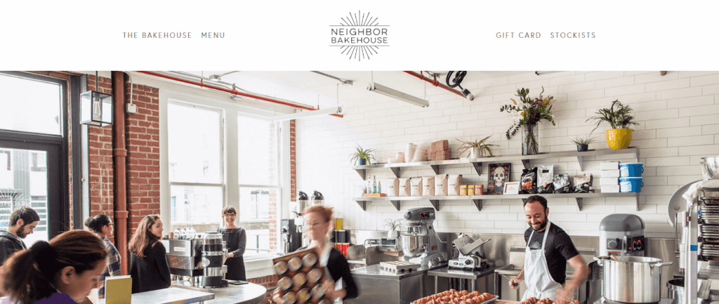 Bakery Website Design Ideas and Inspirations (Neighbor Bakehouse) - ColorWhistle
