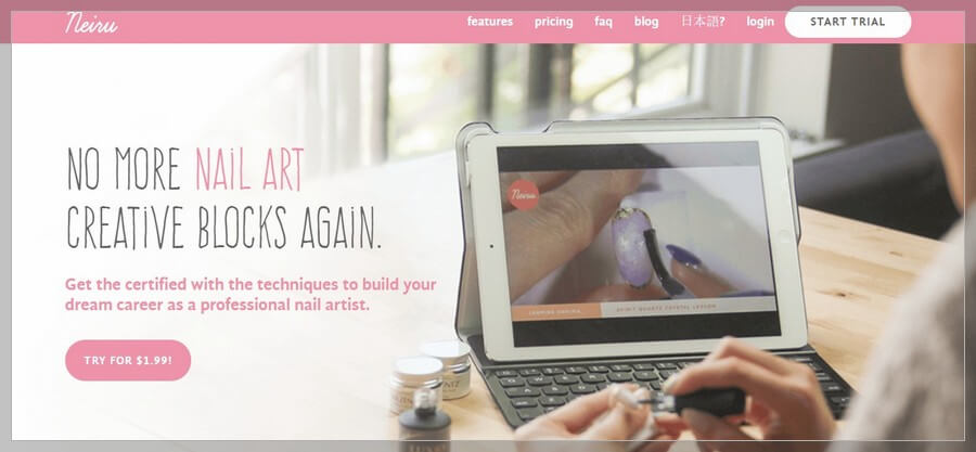 Membership Website Design Ideas and Inspirations (Neiru) - ColorWhistle