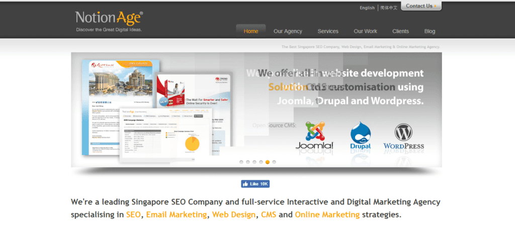 Top Web Design Companies In Singapore (NotionAge) - ColorWhistle