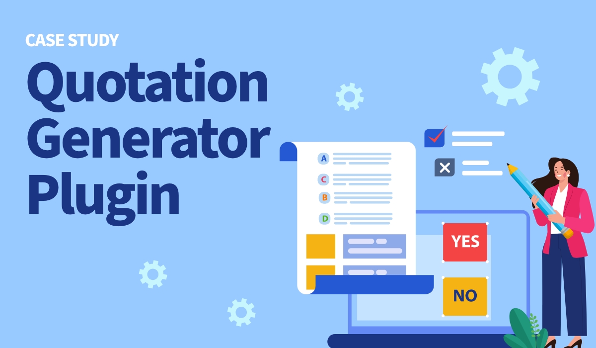 Quotation Generator Plugin With automated PDF [Case Study]