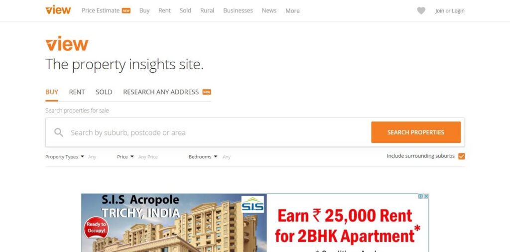 Real Estate Website Design Ideas and Examples  (View) - ColorWhistle
