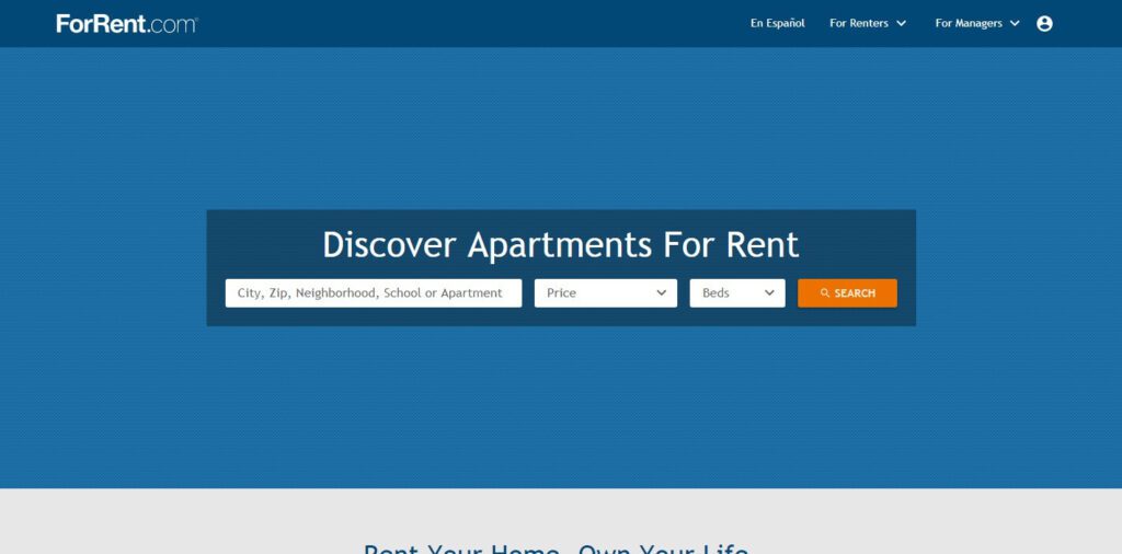 Real Estate Website Design Ideas and Examples  (ForRent) - ColorWhistle