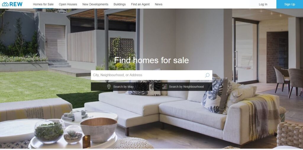 Real Estate Website Design Ideas and Examples (Rew) - ColorWhistle