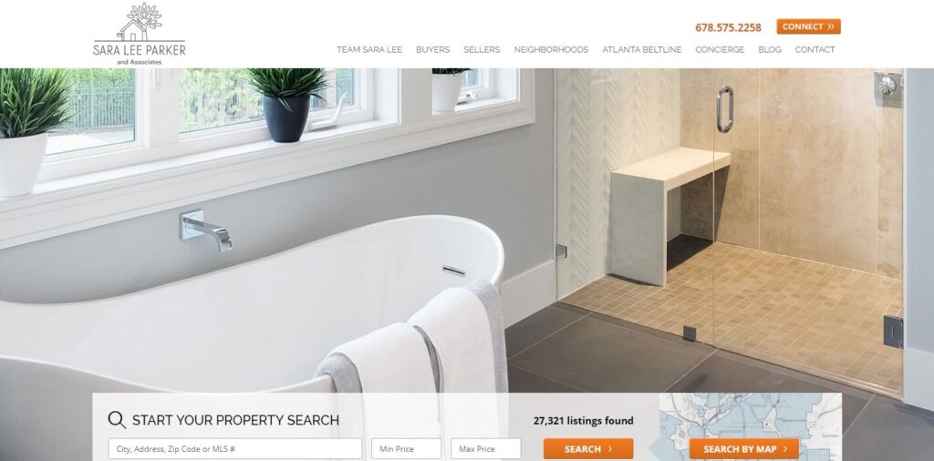 Real Estate Website Design Ideas and Examples (SaraLee) - ColorWhistle