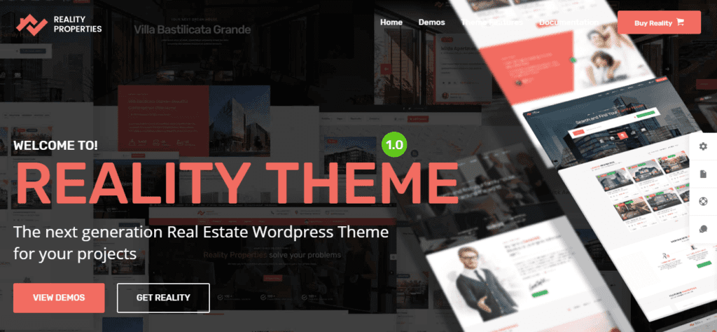 Real Estate WordPress Themes (Reality) - ColorWhistle
